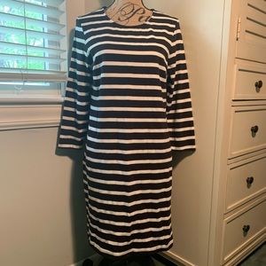 BNWT Old Navy black and white striped dress